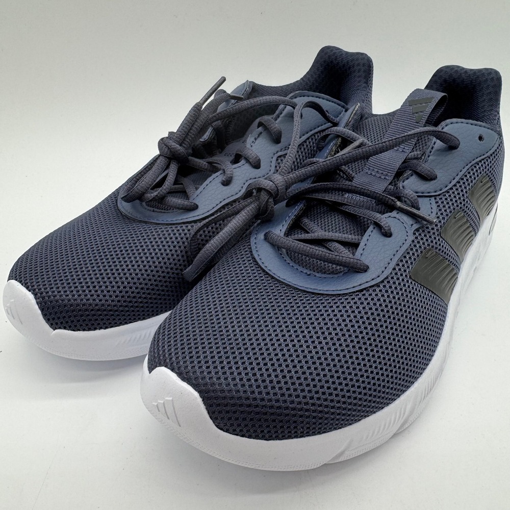Adidas Cloudfoam Flex Mens Navy Blue Black Running Shoes HQ4853 Size 9.5‎